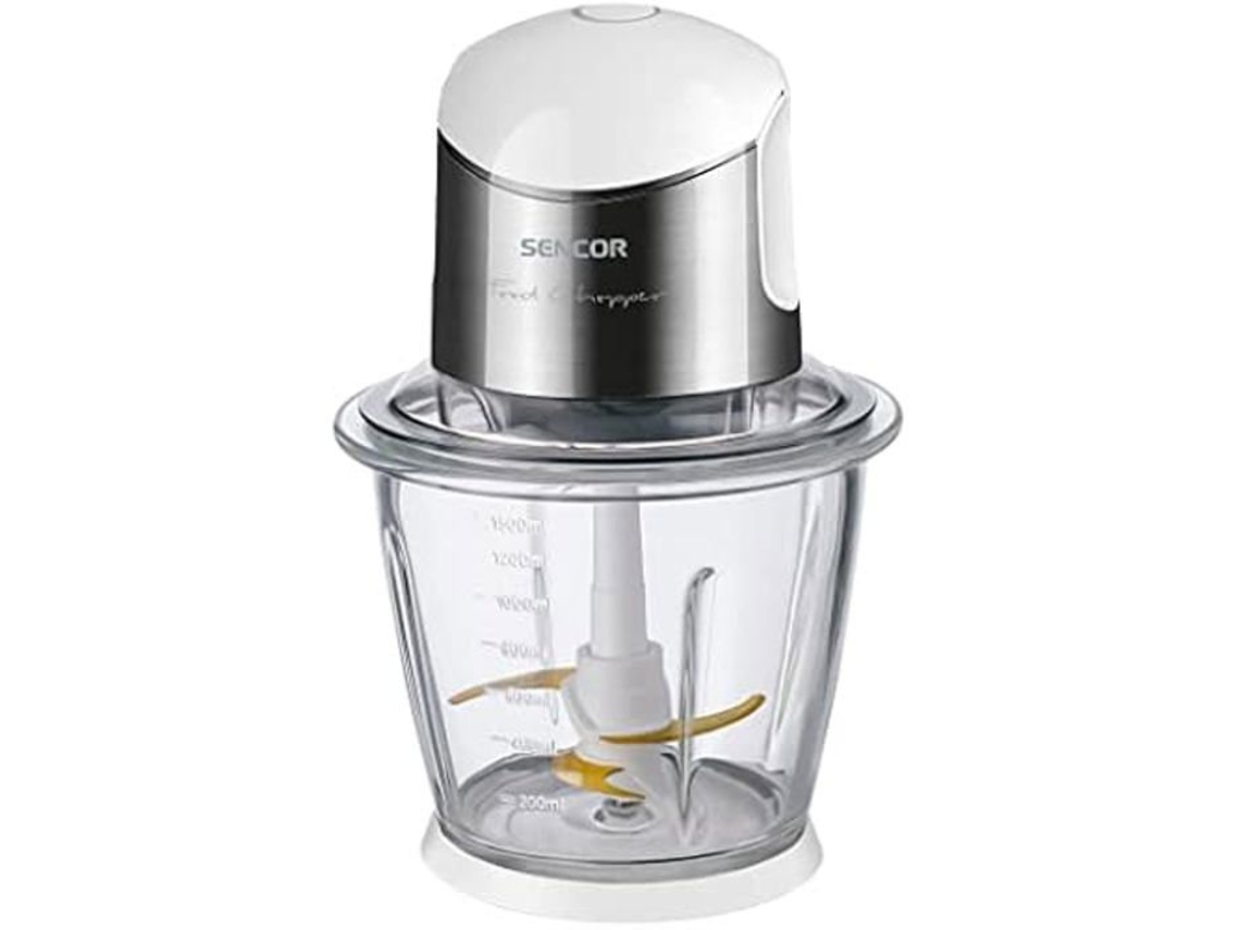 Picadora 800 W Bol de Cristal 4 Cuchillas de Titanio SENCOR