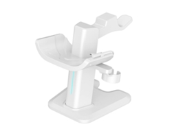 Soporte Para Auriculares De Juegos De Realidad Virtual, Base De Carga Estable Que Ahorra Espacio, Blanco