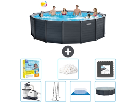 Piscina Tubular INTEX 26384GS-CB49 (16805 L - 478x124cm)