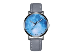 Reloj De Pulsera Analógico De Aleación Con Movimiento De Cuarzo, Estilo Casual, Para Parejas, Color Gris.
