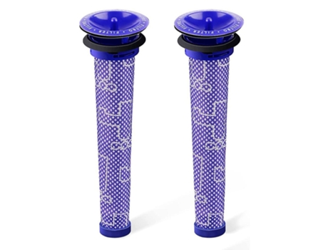 Pacote com 2 pré-filtros para filtro de vácuo dyson para dyson v6 v7 v8 dc59
