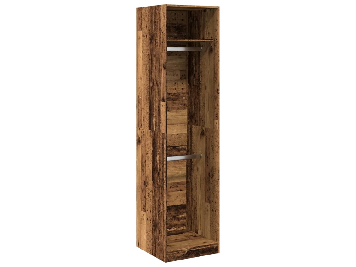 Armario de madera antigua MAISON EXCLUSIVE en derivados de la madera 50x50x200 cm