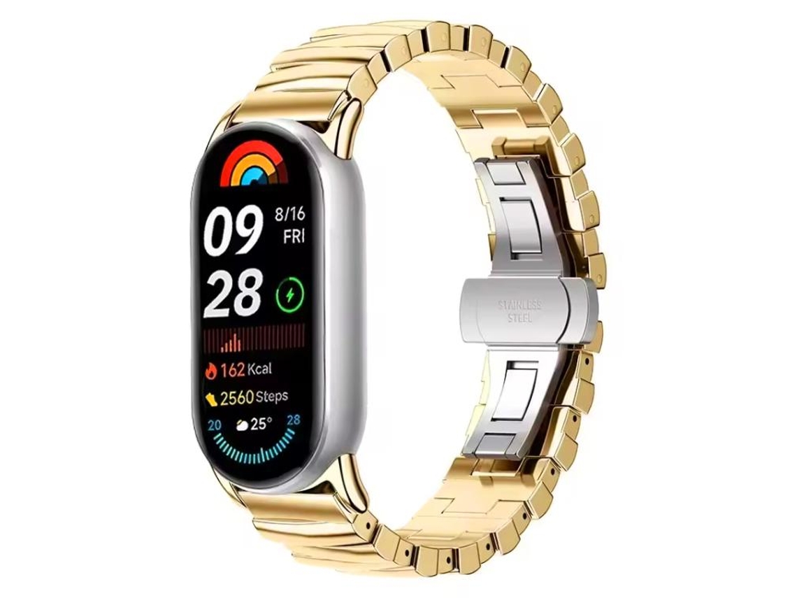 Correa para Xiaomi Smart Band 10/9/8 - Metal irregular