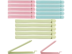 15 Clips Bolsas De Comida Reutilizables 12/15 Cm, Vedación Hermética
