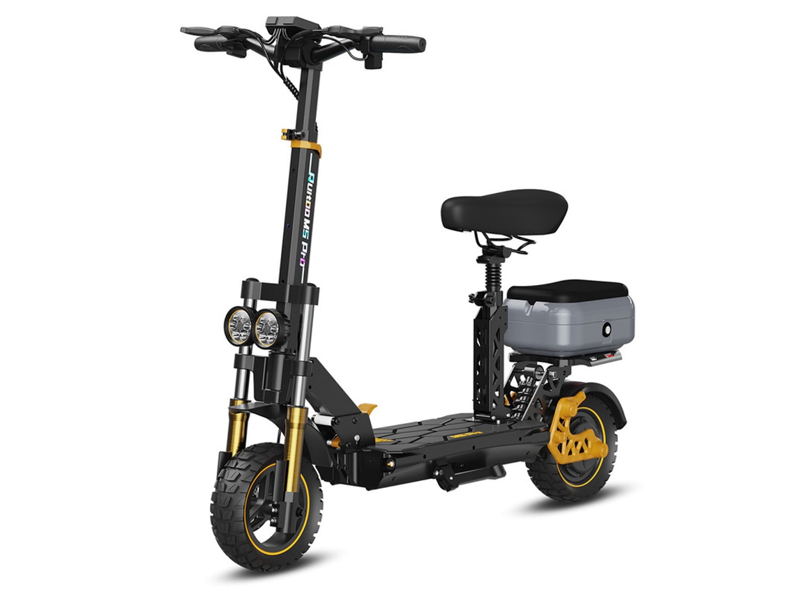Patinete eléctrico Ruitoo M5 Pro, 1200 W, autonomía de 70-80 km, 48 V/20,8 Ah