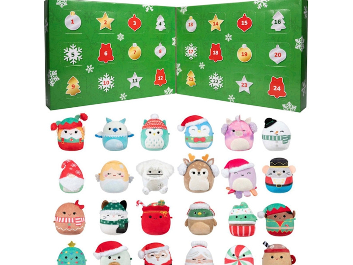 Calendario de Adviento de Micromallows 2026 Cuenta regresiva para Navidad con juguetes Caja Verde Aeuzwr