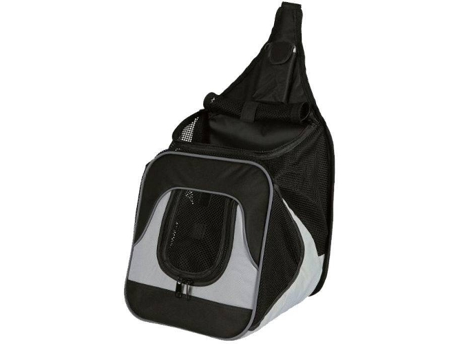 Transportín para Perros TRIXIE Ajustable (Negro - 30x33x26cm - Poliéster - Hasta: 10 Kg - S - Porte Pequeño)