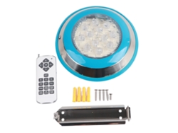 Bj-luz Sumergível Led Para Piscina Rgb 12v 12w 1200lm Com Controle Remoto De 18 Botões