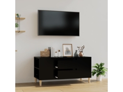 Estantería/Mueble para TV 102X44,5X50 cm de Derivados de Madera Negro