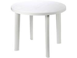 Mesa IPAE PRO GARDEN Redonda Blanco (90x90x72cm)