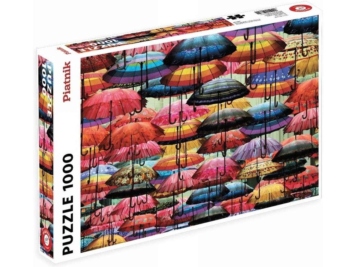 Puzzle PIATNIK Colorful Umbrellas (Edad Mínima: 8 Anos - 1000 Piezas)