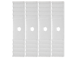 4 Piezas De Fijación De Dientes De Correa Temporal De Aluminio Oxidado 15x70mm Accesorio De Impresora 3d