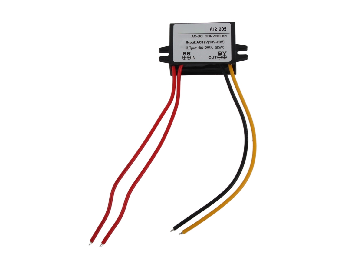 Convertidor Reductor Ac 10-28v A Dc 12v Módulo De Fuente De Alimentación (5a)