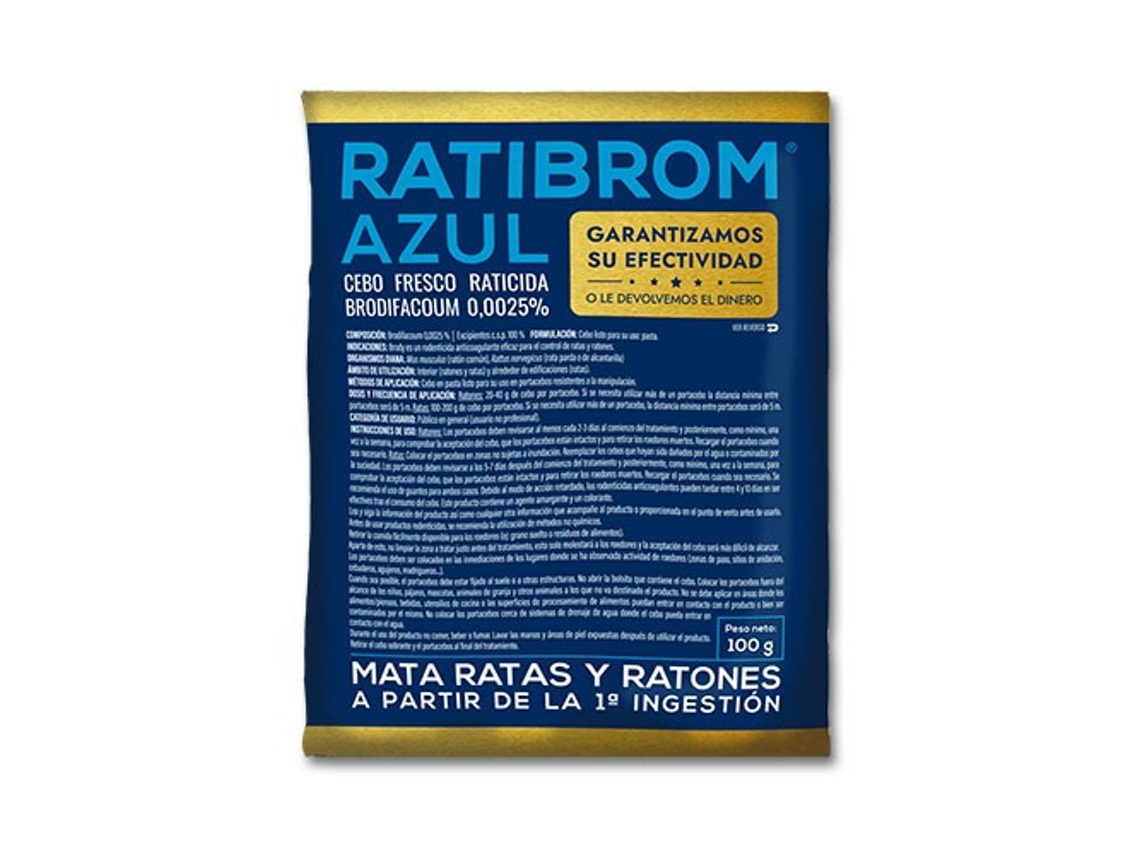 Ratibrom Saco Isca Fresca Azul 100 Gr IMPEX EUROPA