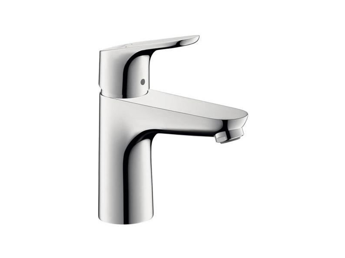 Mezclador Económico para Lavabo de un Orificio HANSGROHE Focus 100 C3 Cromo Alto Bajo Caño 100Mm