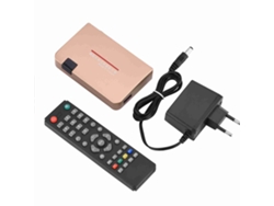 Conversor Rf Para Hdmi Com Controle Remoto Receptor Tv Analógico Adapter Vde