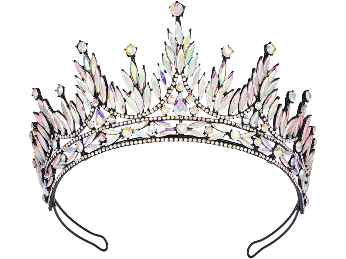 Diadema Resistente Para Niñas: Ideal Para Cumpleaños, Sesiones De Fotos Y Elegantes Disfraces Con Cristales.
