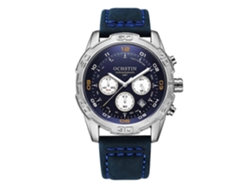 Reloj de cuero Ochstin 6116 Hengrongshen para hombre con calendario multifuncional para ocio y resistente al agua
