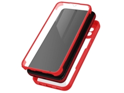 Cubierta Trasera De Plexiglás Y Contorno Frontal De Polímero Rojo Para Galaxy A03