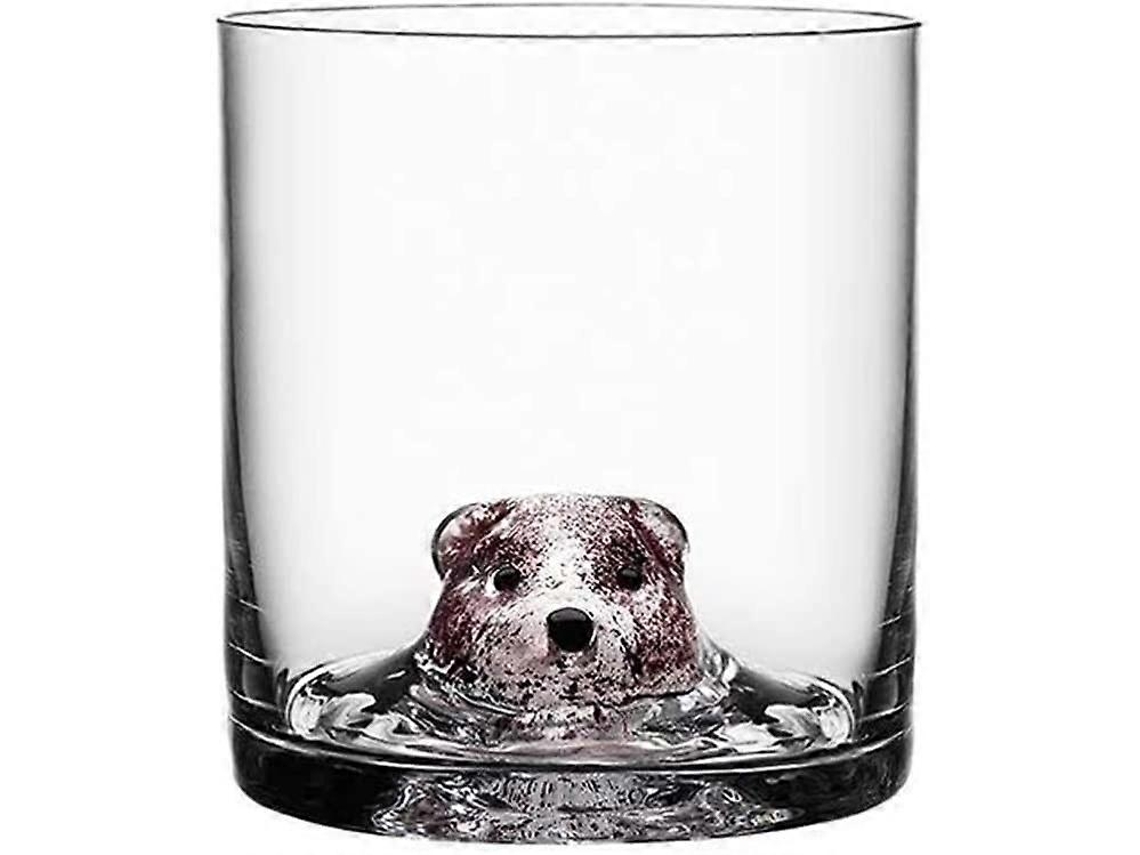 Taza De Cristal 3d Animal 460ml, Taza Única Para Té/café Con Diseño De Fox/cerdo/pájaro/oso/pato/tejón