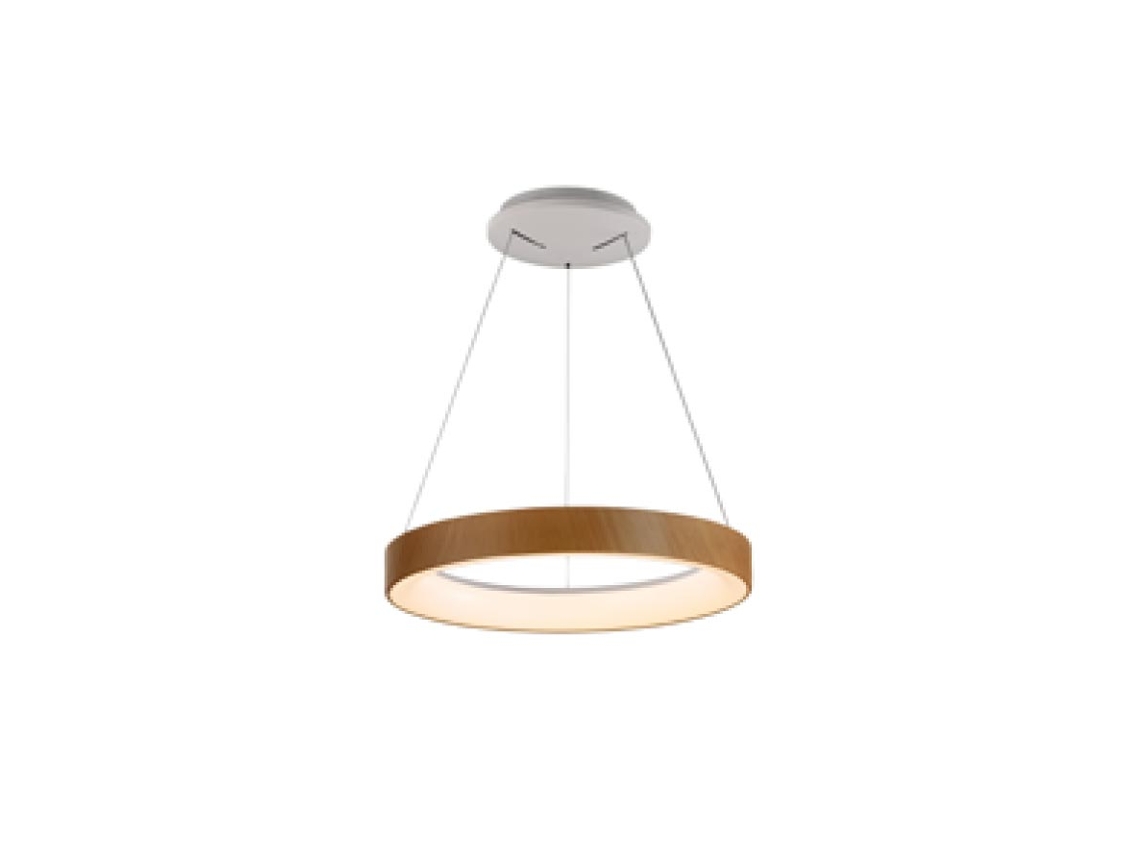 Lámpara simulación madera Ø 38 cm NISEKO II LED 30W MANTRA ILUMINACIÓN