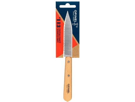 Cuchillo para Camping OPINEL Cuchilla Dentada Nº113 Natural