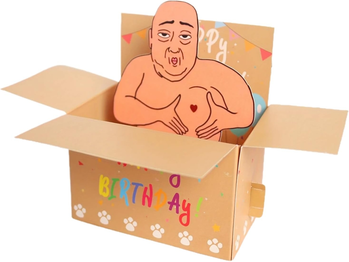 Tarjeta de cumpleaños, mensaje de felicitación en 3D, regalo de viaje ideal para amigos y familiares.