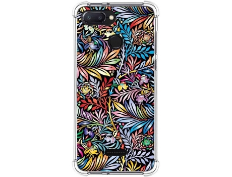 Carcasa Xiaomi Redmi 6 TUMUNDOSMARTPHONE Dibujos Antigolpes Flores 04 Multicolor