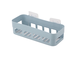 Estante de pared esquinero para baño/cocina - Azul