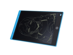 Tableta de escritura LCD de 12 pulgadas, tablero de dibujo electrónico, bloc de dibujo (azul)