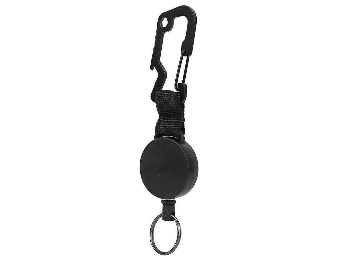 Chaveiro Retrátil Em Aço Inoxidável Com Fio De Pesca, Resistente A Perdas E De Alta Elasticidade.