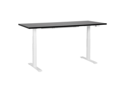 Escritorio para usar de pie o sentado BELIANI Destines de Tablero de fibra Negro 180x80x128