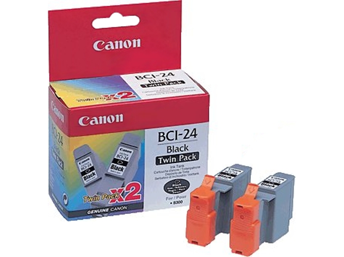Cartuchos de tinta Original CANON BCI24BK Pack 2 unidades Negro