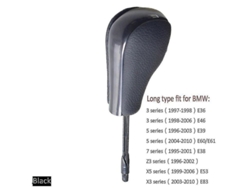 Botón De Cambio De Marchas Automático Con Alcantara Para Bmw E39 E46 E53 E60 E61 E63 E64 E83 E81 E82 E87 E90 E91 E92