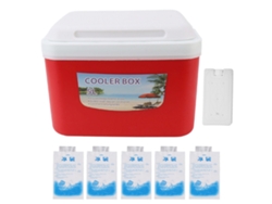 Nevera portátil de 5 l para insulina, ideal para acampar en casa, color rojo