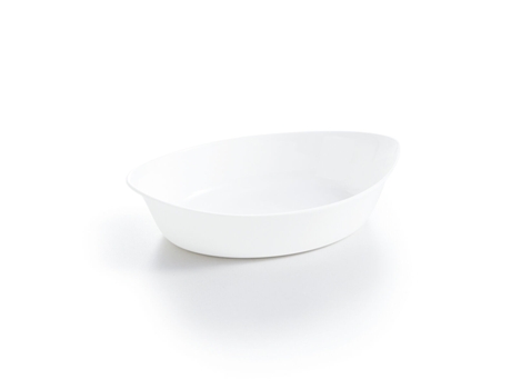 Fuente Para Horno Luminarc Smart Cuisine Ovalada Blanco Vidrio (25 X 15 Cm)