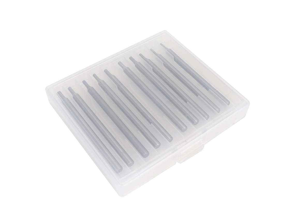 Juego de 10 herramientas para reparación de relojes con mango de acero al carbono, 6-15 mm