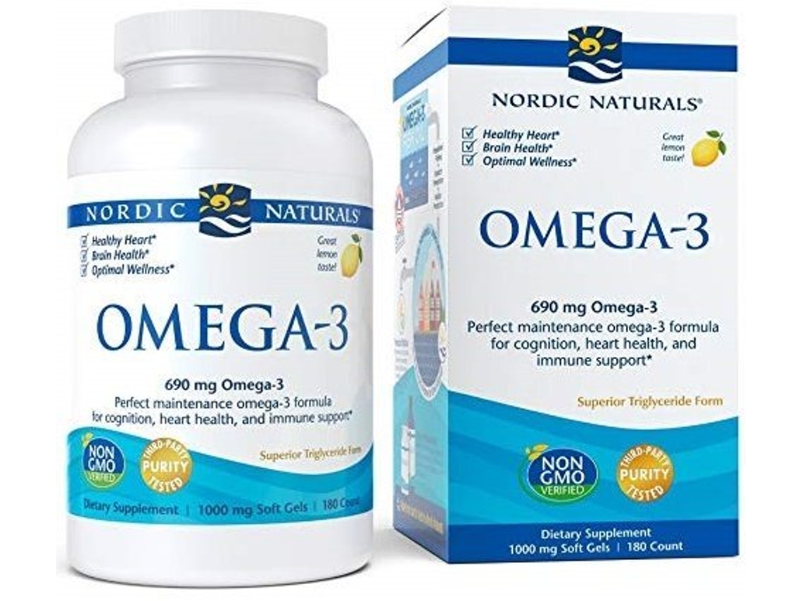 Nordic Naturals Omega-3 690Mg Limón 180 Perlas 180 Unidades NORDIC NATURALS