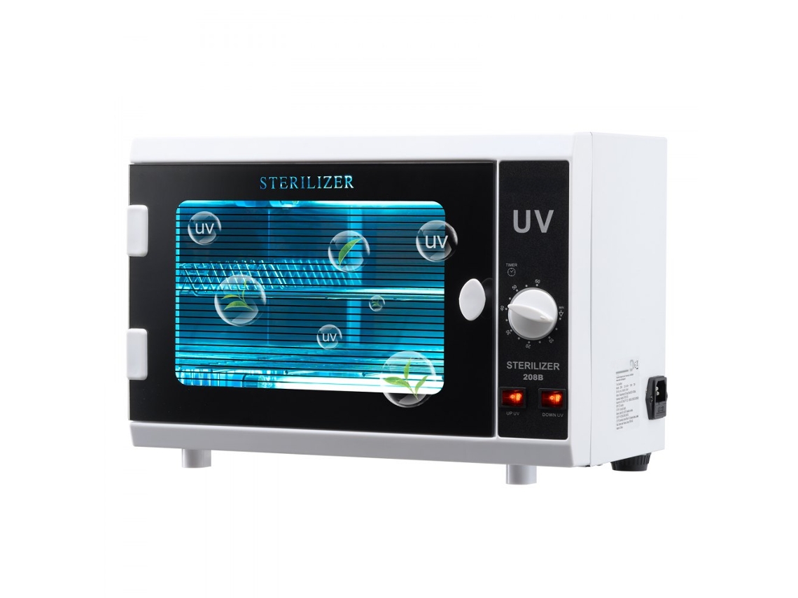 Esterilizador UV de 12L para herramientas de uñas con temporizador y diseño de doble capa Tekmaquinas