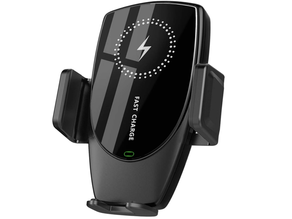 Cargador Inalámbrico Qi De 15 W Para Coche Con Sujeción Automática Para Iphone 11 Pro Max, Samsung S10, S9, Note 10, 8 Y Soporte Para Ventil