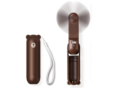 Mini Ventilador Portátil Ventilador de Mano 3 en 1 Ventilador de Bolsillo Pequeño Recargable Usb 12-19 Horas de Trabajo con Banco de Energía CHRONU...