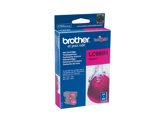 CARTUCHO TINTA BROTHER MAGENTA LC980M