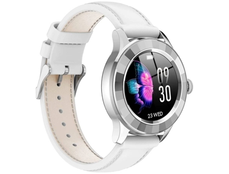 Smartwatch MDUG Monitor de Frequência Cardíaca Branco