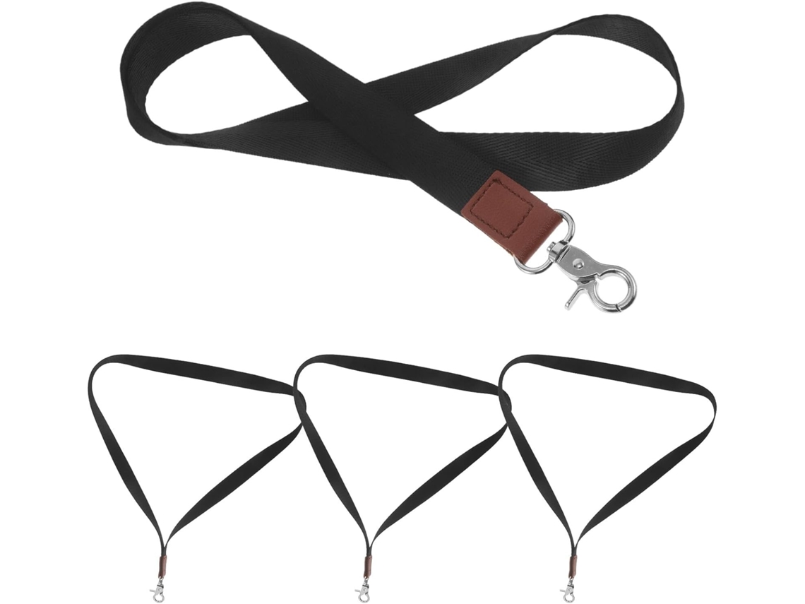 Juego De 4 Cordones Planos Para Tarjetas De Acceso E Identificaciones.