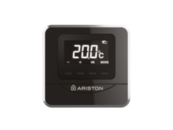 Termostato inteligente ARISTON, Cube Black, Compatible con App ARISTON Net