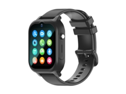 Reloj Con Teléfono 4g (negro), Estilo Banda Para El Cuello, Doble Uso Para Pagos, Posicionamiento E Inserción De Tarjeta Sim.