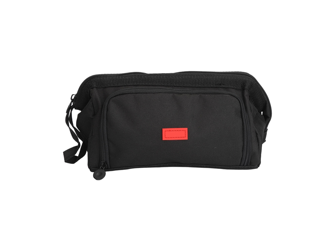 Estuche Para Lápices De Gran Capacidad Con Dos Compartimentos Para La Escuela Y La Oficina - Negro