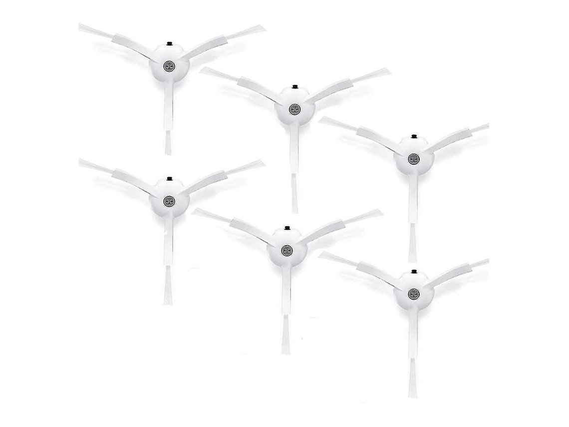 6 cepillos laterales compatibles con Xiaomi Roborock S6, S6 Pure, S5, S5 Max, S4, E4 y E20.