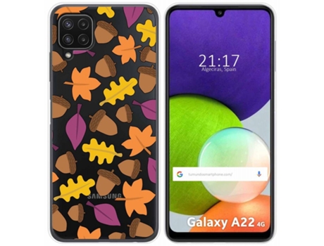 Carcasa Samsung Galaxy A22 4G / M22 TUMUNDOSMARTPHONE Dibujos Transparente Multicolor