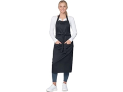Delantal de cocina unisex duradero y resistente, 100% algodón, con cintas para un mejor ajuste - STELASPLEN